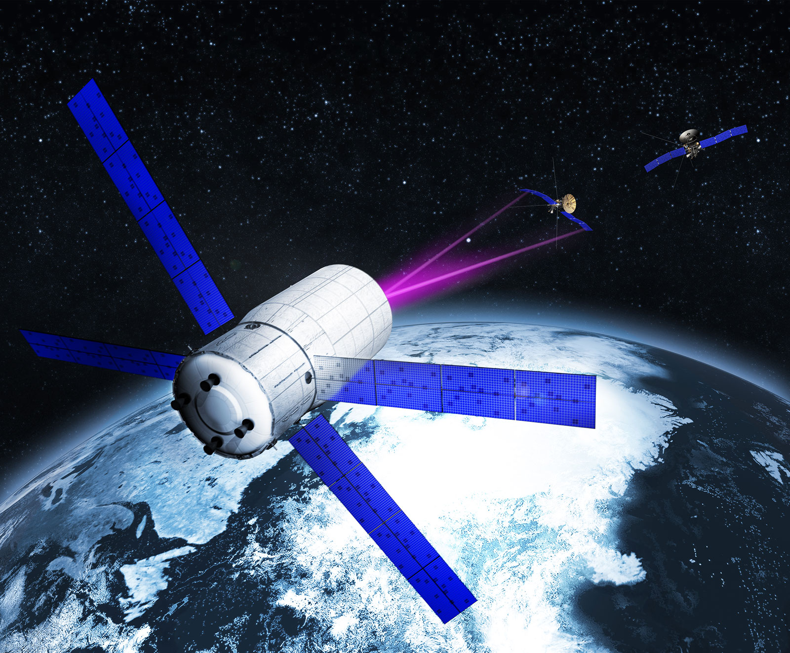 Fighting the perils of space debris: Fraunhofer IOF&#39;s fiber laser technology.