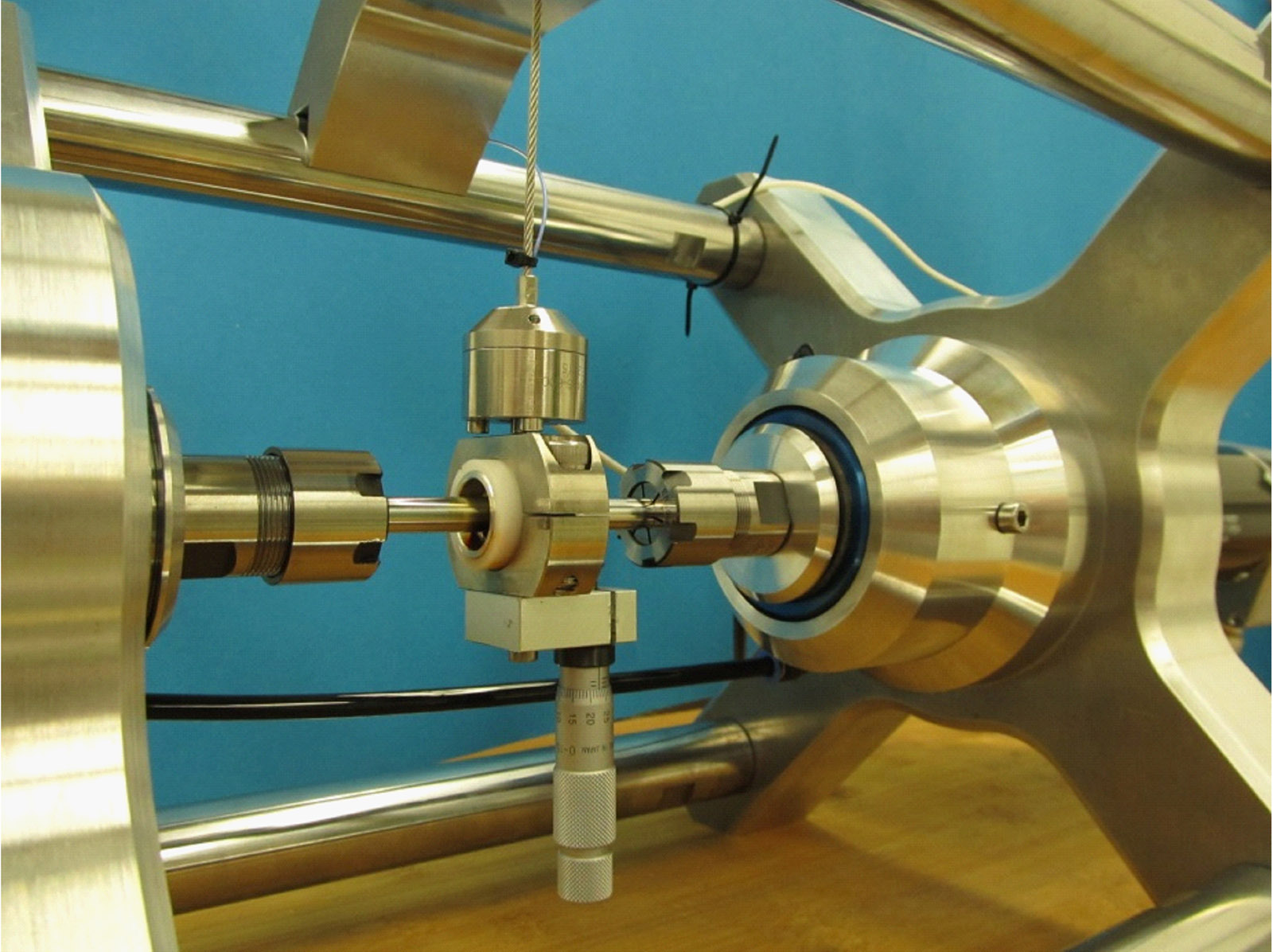 The new in situ tribometer can measure wear and friction values directly on the slide bearing during operation.