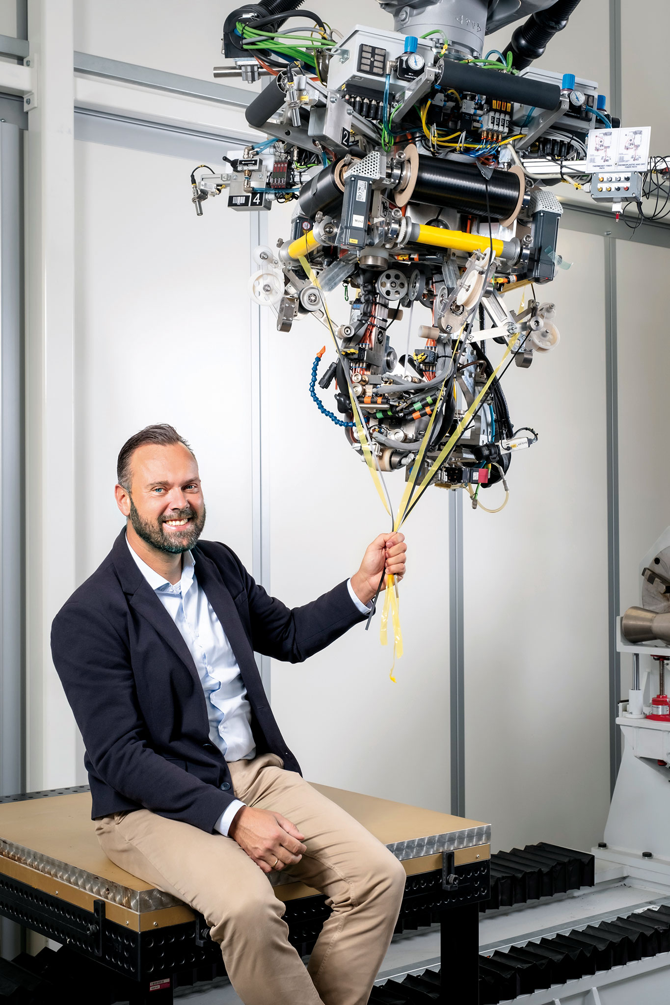 Forscher Prof. Dr. Holger Seidlitz vom Fraunhofer IAP.