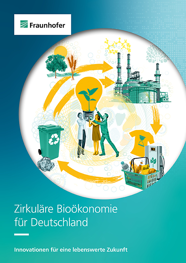 Titelblatt Broschüre 'Zirkuläre Bioökonomie für Deutschland' Titelblatt Broschüre 'Zirkuläre Bioökonomie für Deutschland'