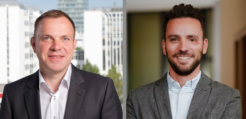 Thomas Doppelberger, Leitung Fraunhofer Venture und Florian Ascherl, Leiter CoLAB. 