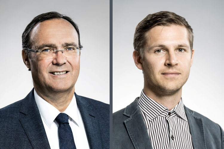 Prof. Dr. Rolf Bracke und Niklas Geißler