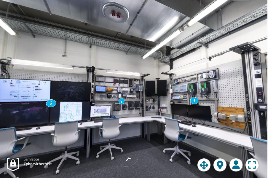 Lernlabor Cybersicherheit für die Energie- und Wasserversrogung am Fraunhofer IOSB in lmenau