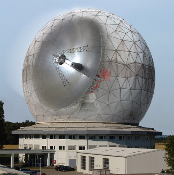 Das Weltraumbeobachtungsradar TIRA des Fraunhofer FHR. 