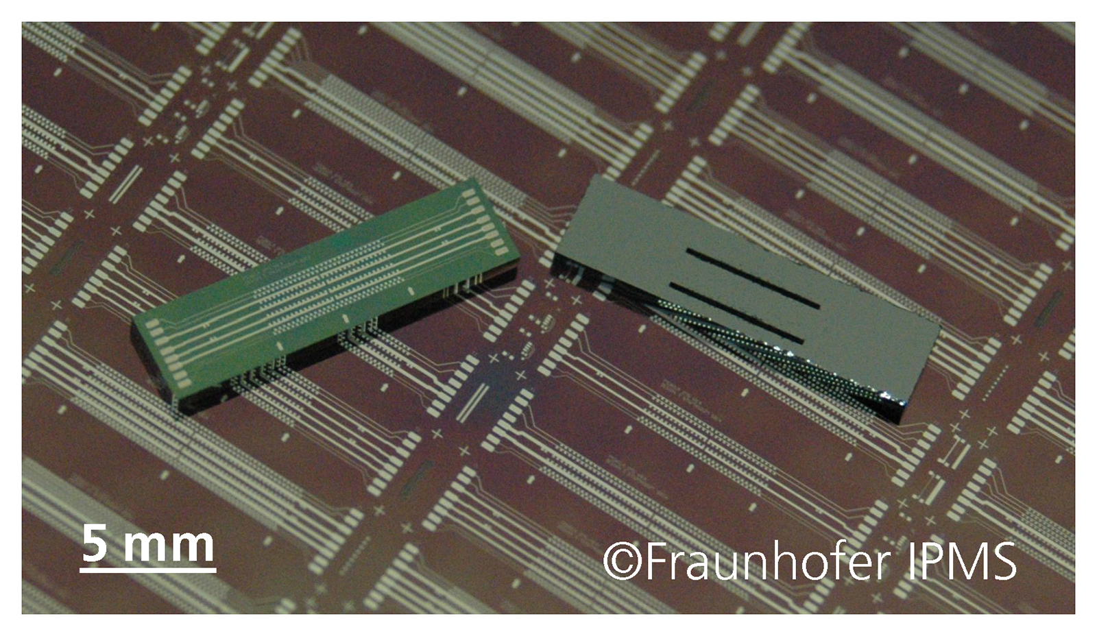 Herzstück des neuartigen Ionenmobilitätsspektrometers ist ein miniaturisierter FAIMS-Chip.