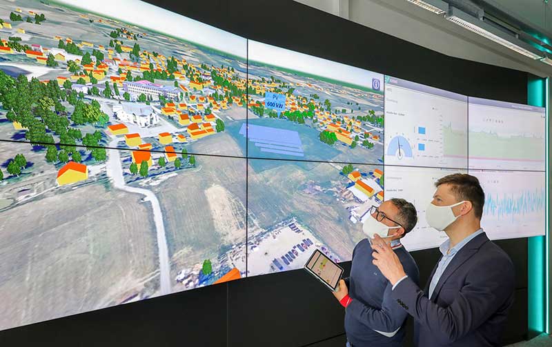 Virtuelle Planungsunterstützung für die Gestaltung von Microgrids in ländlichen Gebieten.