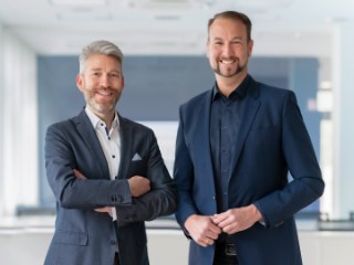 Prof. Christian Doetsch (links) und Prof. Manfred Renner leiten ab August 2022 als Doppelspitze das Fraunhofer-Institut für Umwelt-, Sicherheits- und Energietechnik UMSICHT.