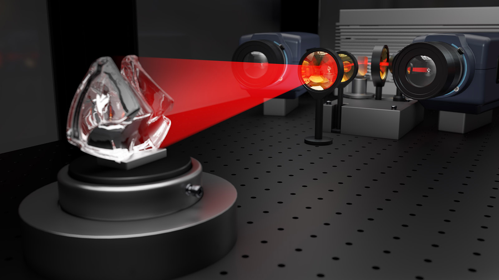 »Glass360Dgree«: Visualisierung des 3D-Scannvorgangs.