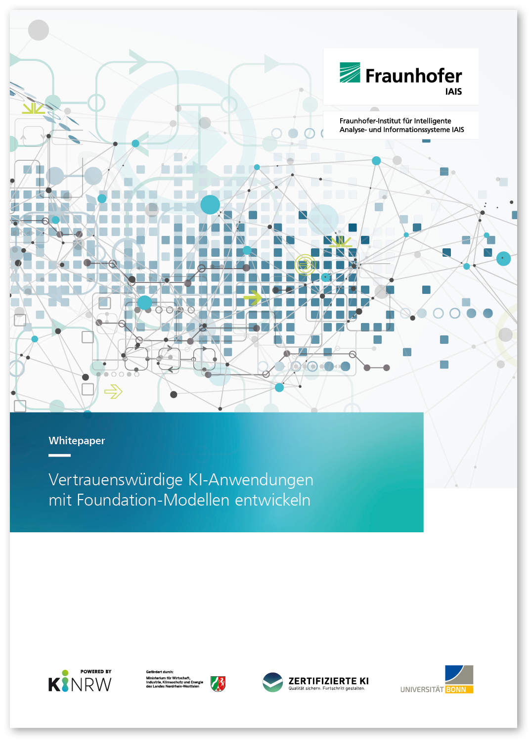 Das Whitepaper »Vertrauenswürdige KI-Anwendungen mit Foundation-Modellen entwickeln« erläutert, wie sich spezielle Risiken der generativen Künstlichen Intelligenz auf die KI-Anwendung auswirken können.