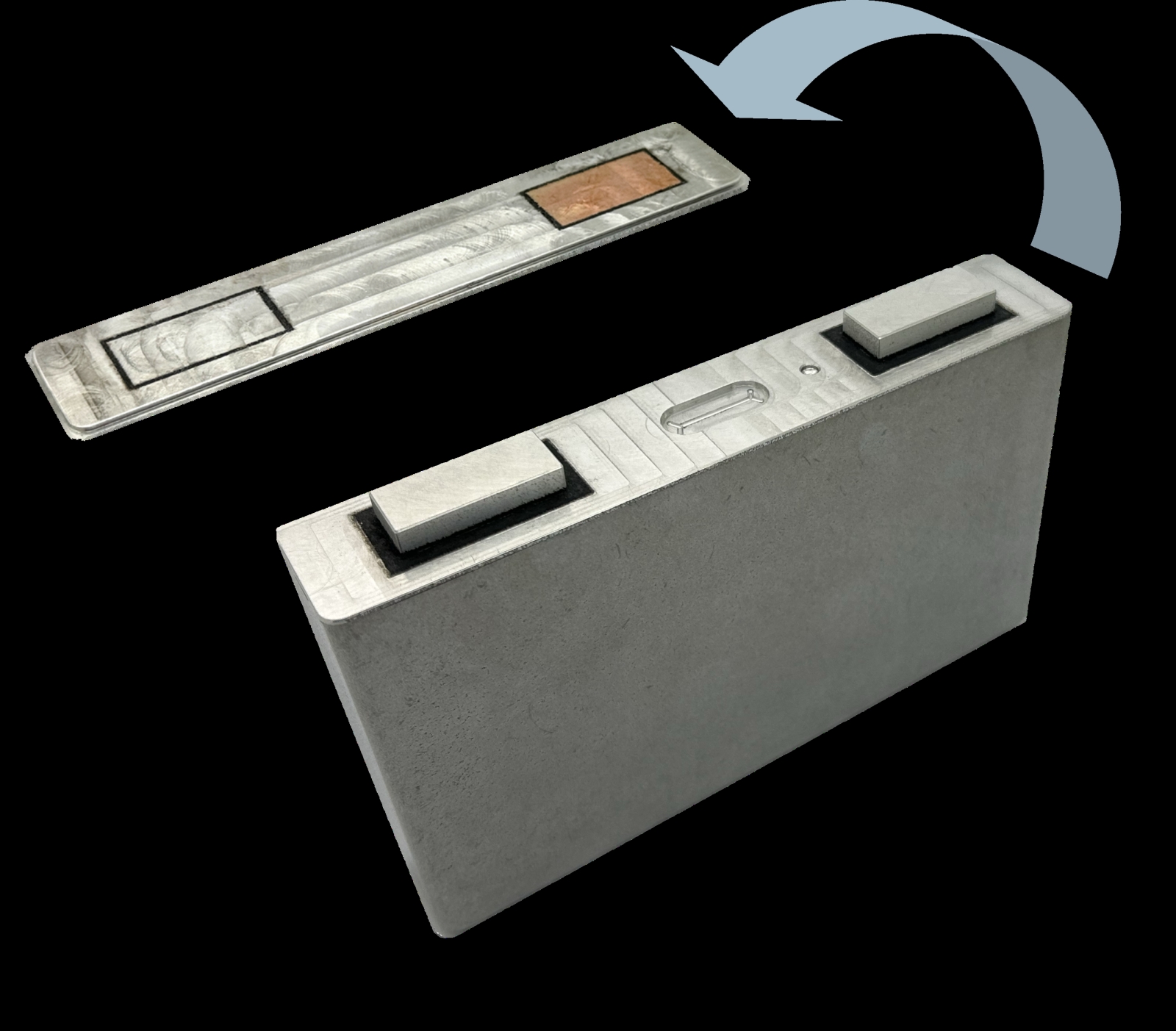 Kostengünstige Herstellung und weniger manuelle Montageprozesse bei Akku-Gehäusen für  E-Autos verspricht die clevere Kombination aus Reinaluminium, Reinkupfer und isolierender Keramik.