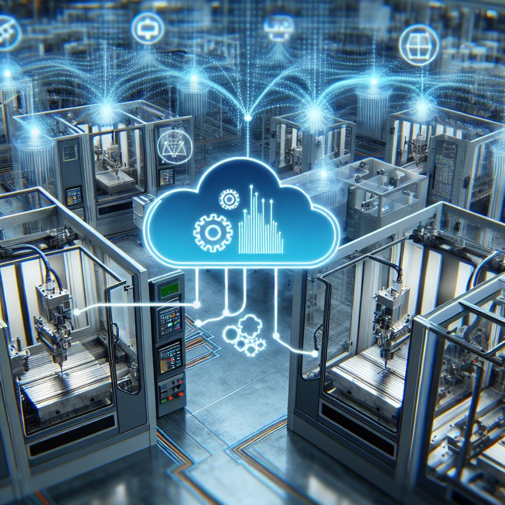 ECC4P überwacht und steuert den Produktionsprozess zentral und visualisiert die Daten in Echtzeit auf einem Monitor. Die Kombination aus Maschinensteuerung, Sensorsystem, Edge Device mit KI-Analysemodul und Cloud-Anbindung bildet das Herzstück der Lösung. Mehrere grafische Benutzeroberflächen stellen eine detaillierte Modell- und Datenübersicht bereit und ermöglichen Interaktion zwischen Edge und Cloud. 
