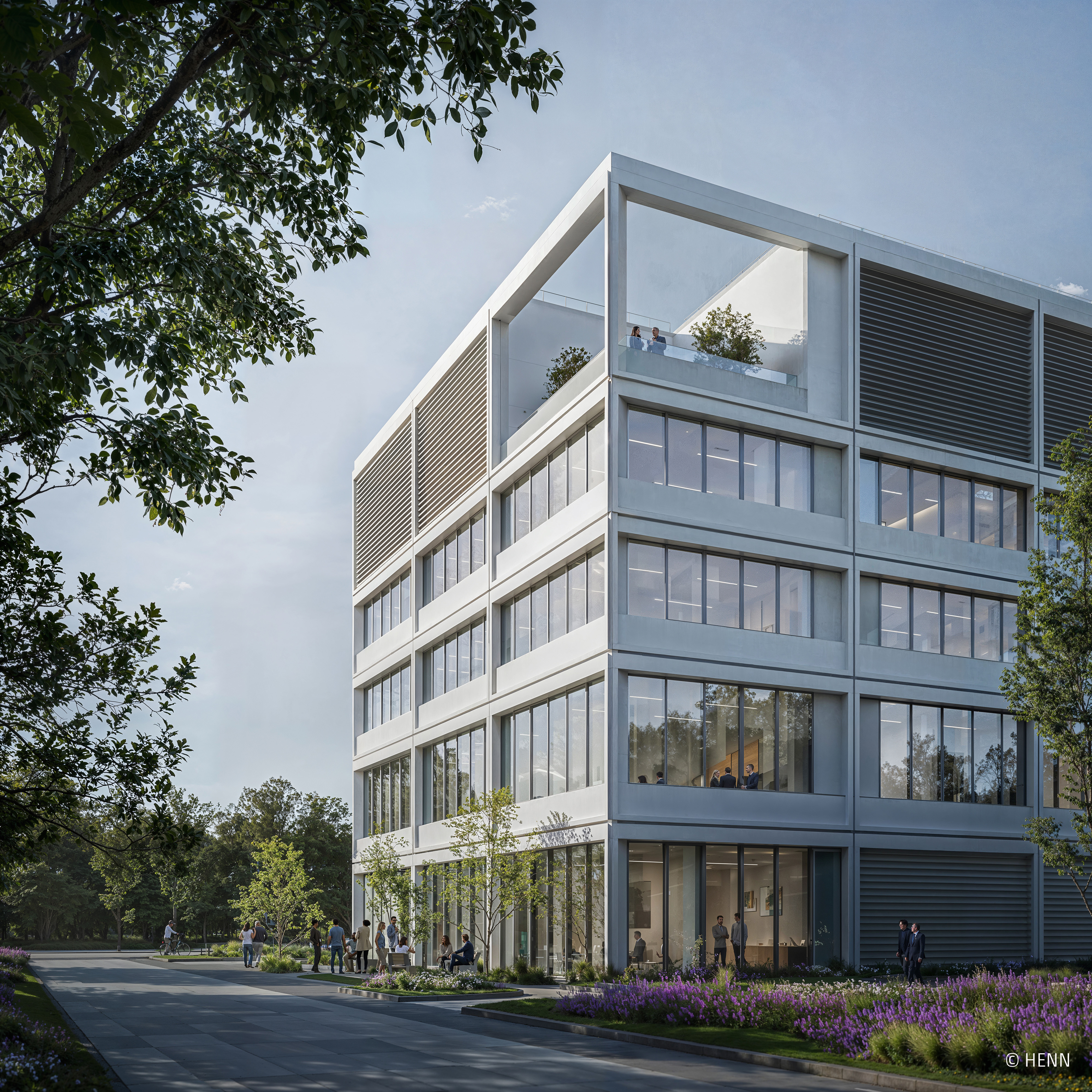 Das neue Forschungsgebäude verfügt über eine Nutzfläche von etwa 1150 m², welche Büros, Labore, Besprechungsräume und einen Seminarbereich umfasst.
