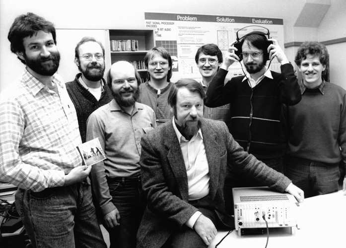 Das mp3-Team am Fraunhofer IIS im Jahr 1987 