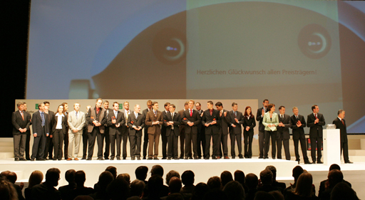 Verleihung der Wissenschaftspreise 2004 in Dresden