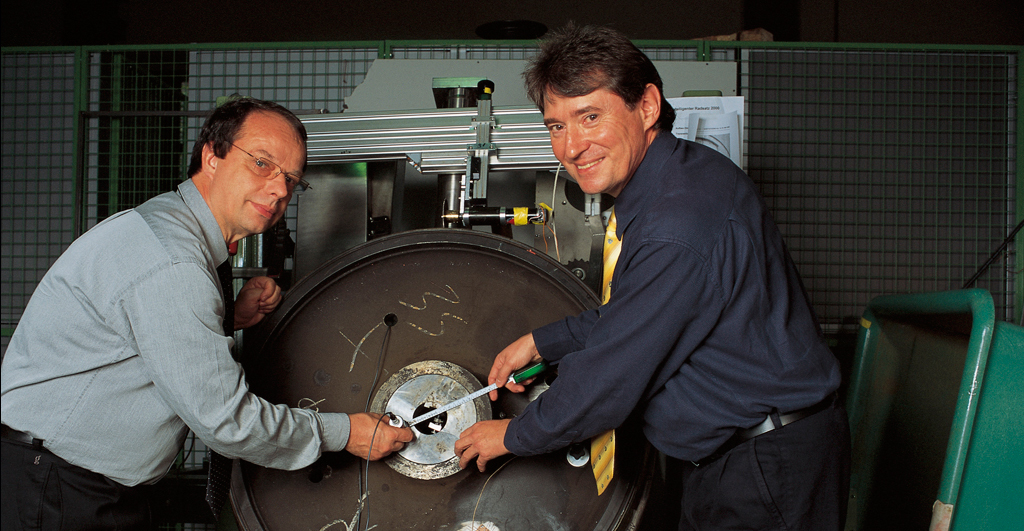 Joseph-von-Fraunhofer-Sonderpreis 2002: Bernd Rockstroh und Wolfgang Kappes (links). 