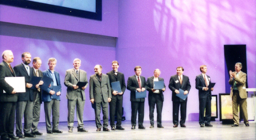 Verleihung der Wissenschaftspreise auf der Jahrestagung der Fraunhofer-Gesellschaft 2000 in Berlin.