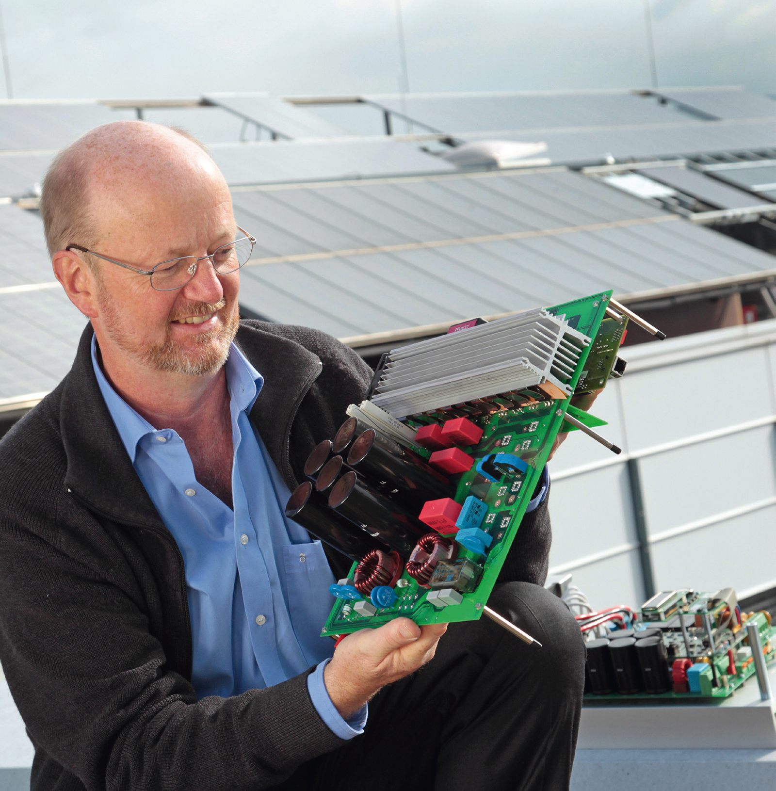 Joseph-von-Fraunhofer-Preis 2011: Dr.-Ing. Heribert Schmidt vom Fraunhofer-Institut für Solare Energiesysteme ISE.