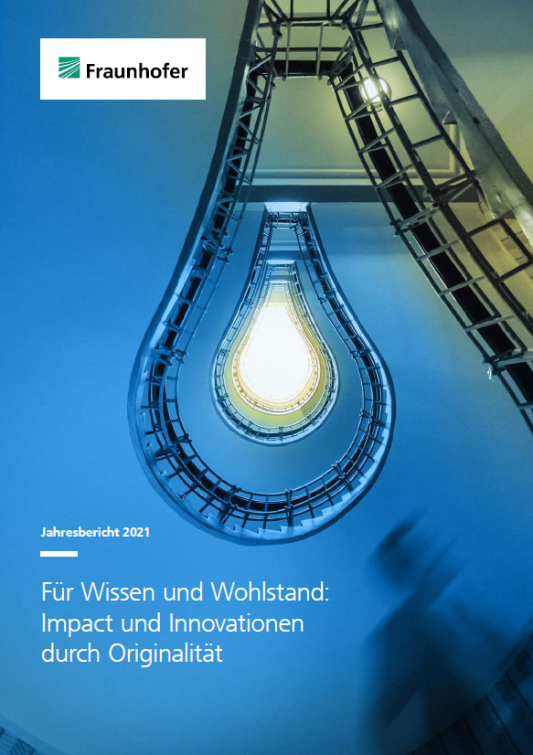 Titelbild Fraunhofer-Jahresbericht 2021