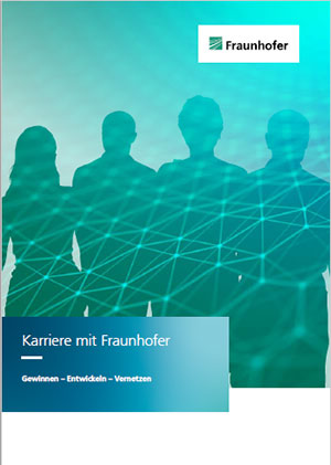 Titelmotiv Broschüre  Karriere mit Fraunhofer