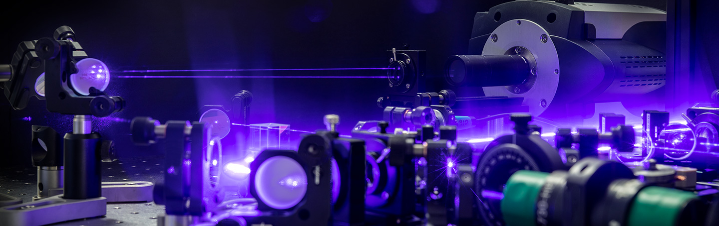Quantum Imaging Aufbau am Fraunhofer IOF in Jena.