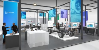 Grafik: Messestand Hannover Messe 2023