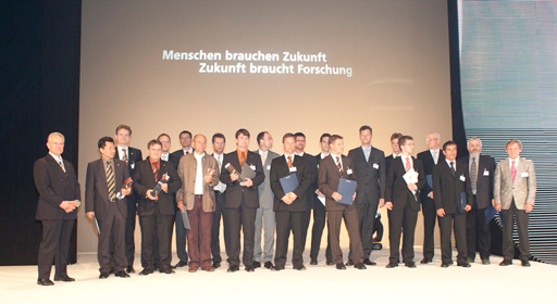 Presentation of the Fraunhofer Science Awards 2008 in Berlin.