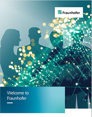 Cover brochure Welcome to Fraunhofer