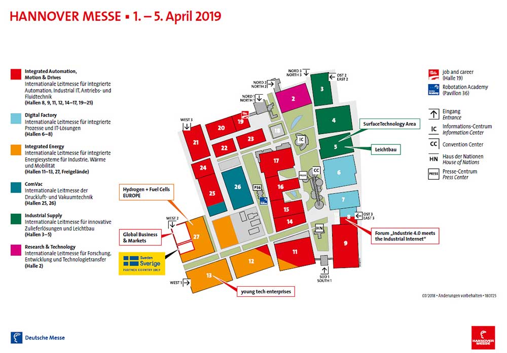 Plan Hannover Messe 2018