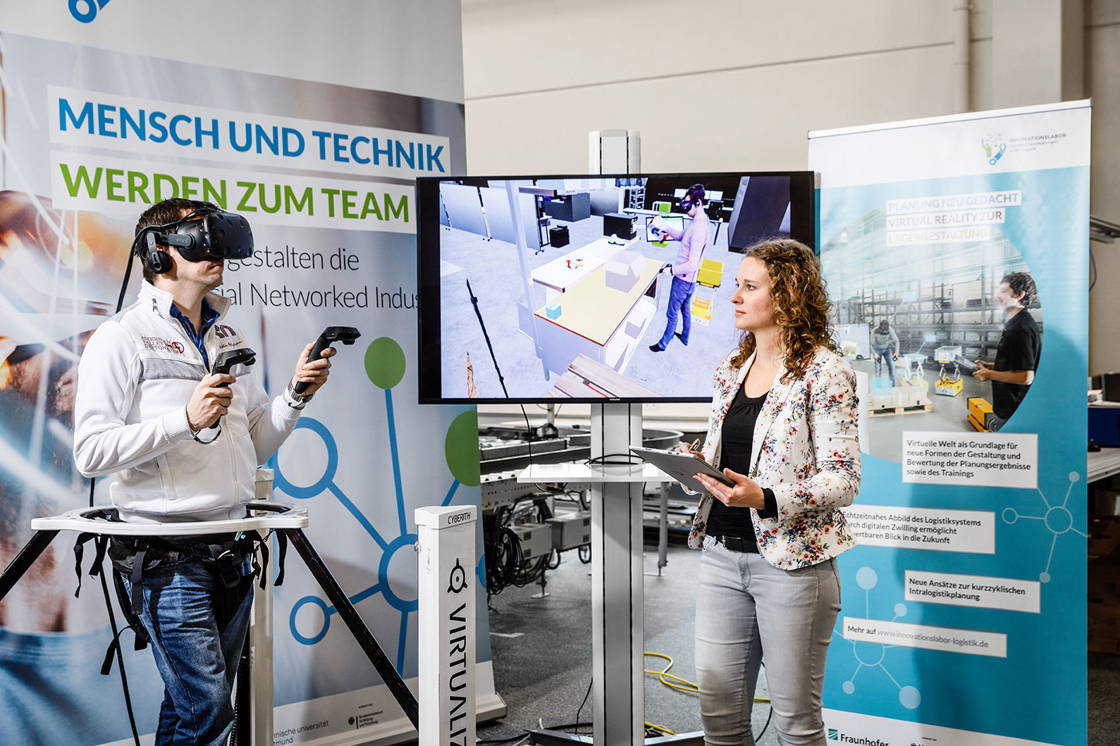 Virtual training helps qualifying workers for new processes.