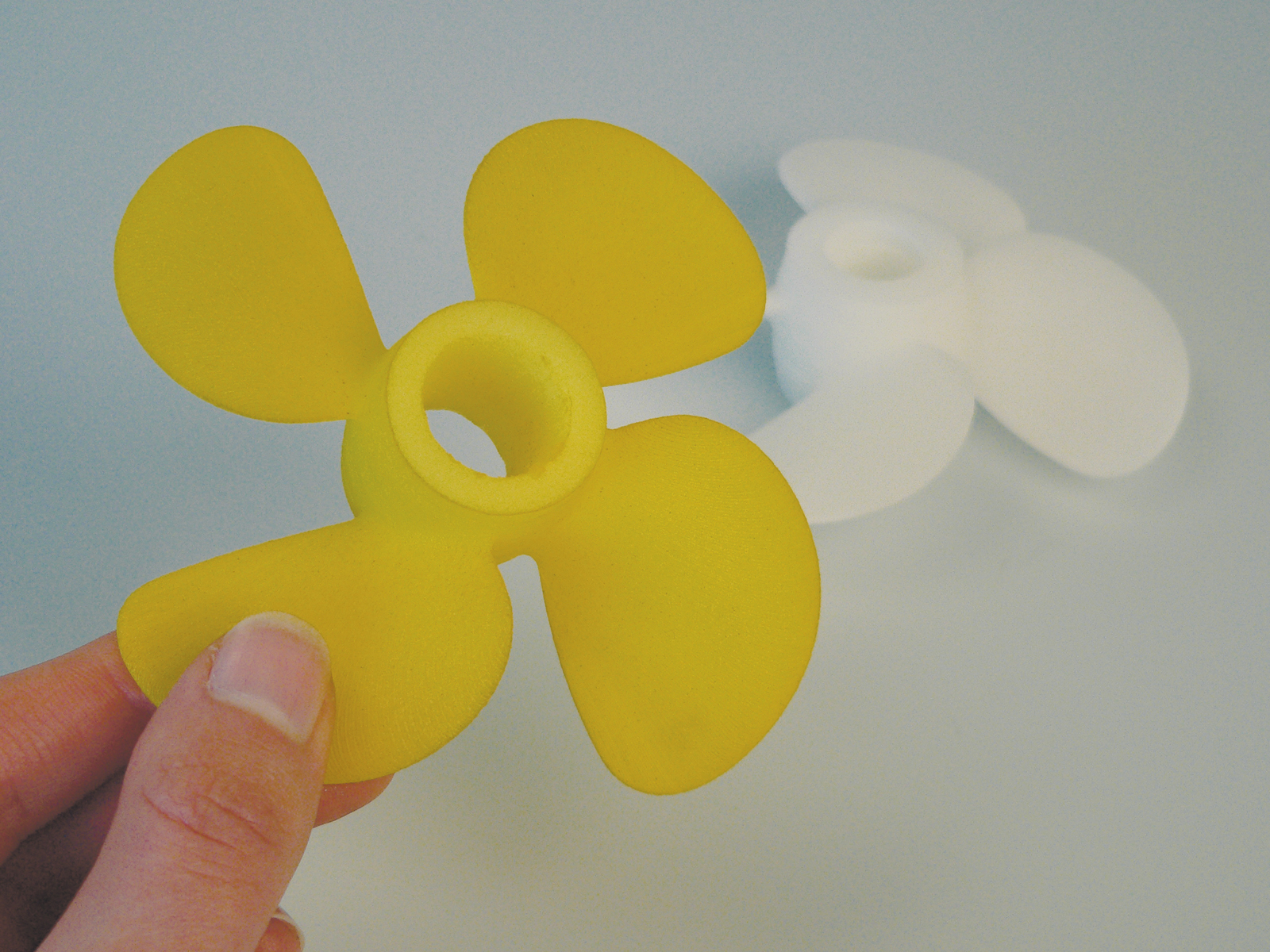 Image: Propeller dyed yellow