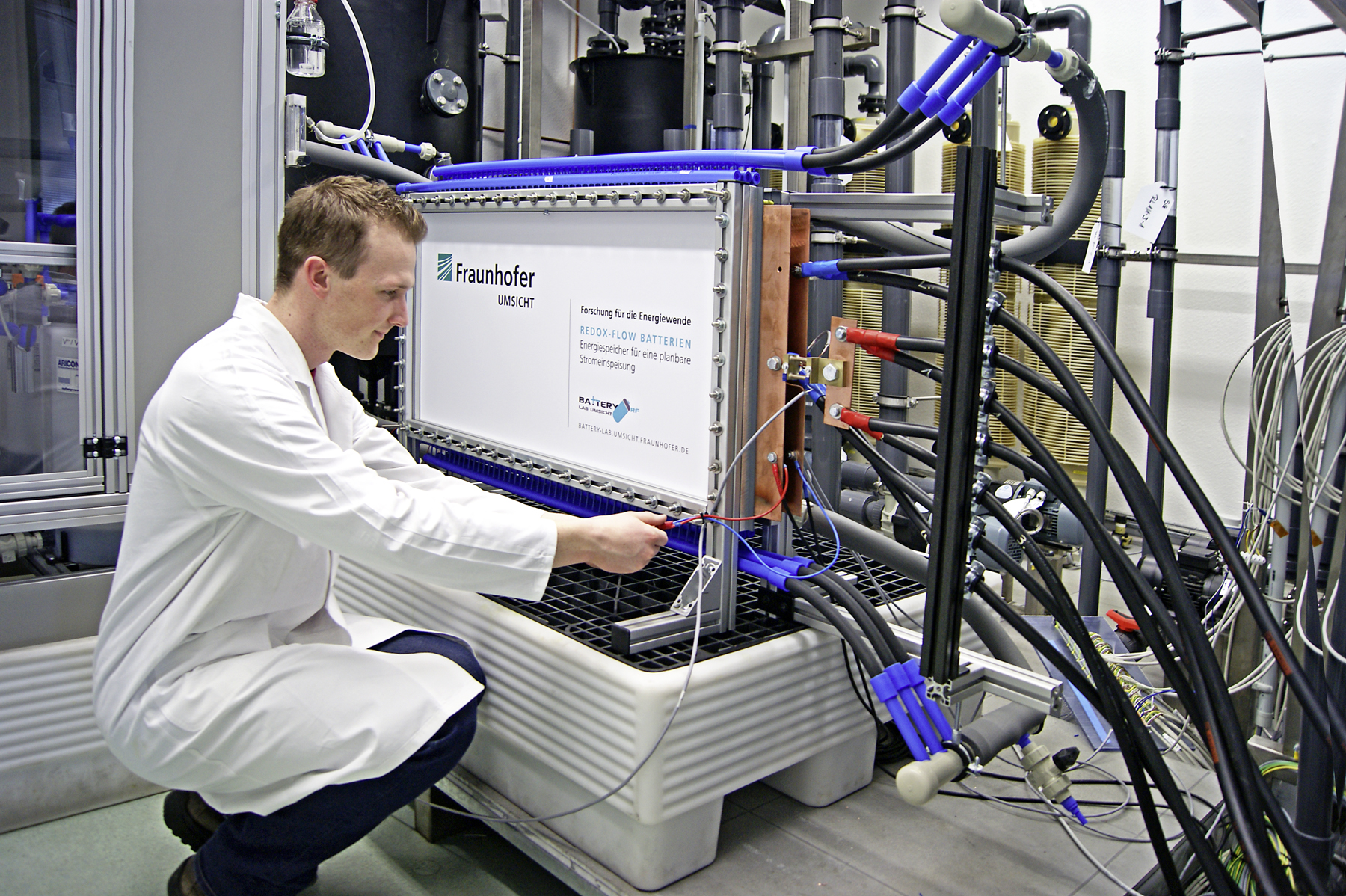 New large and powerful redox flow battery