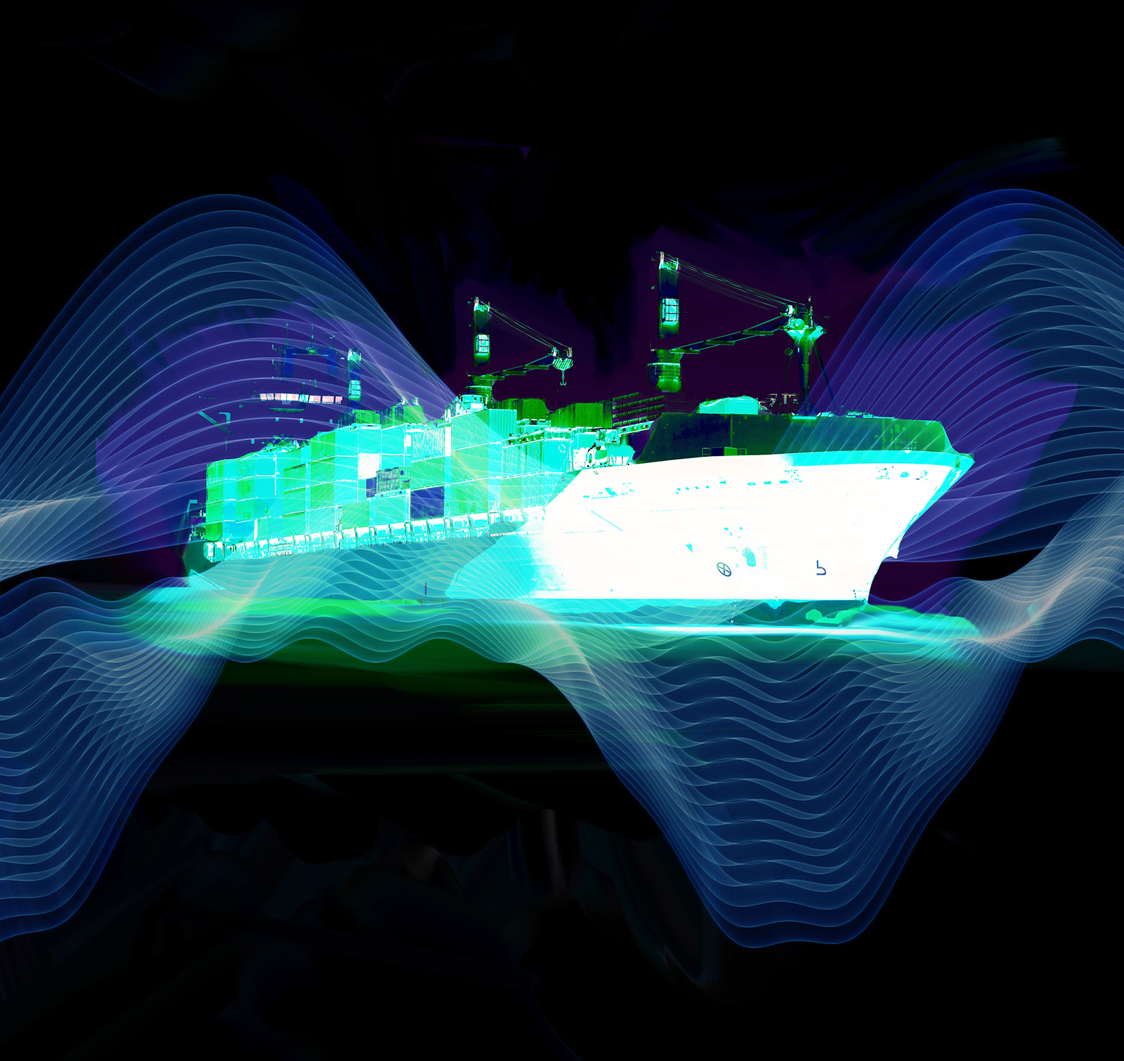 Ships undergo enormous vibrations. These are triggered by the powerful diesel engines. The vibrations are disturbing and damage components. Adaptronic systems help to reduce the vibrations. At the SMM, the Fraunhofer LBF is presenting a simulation software for these systems.