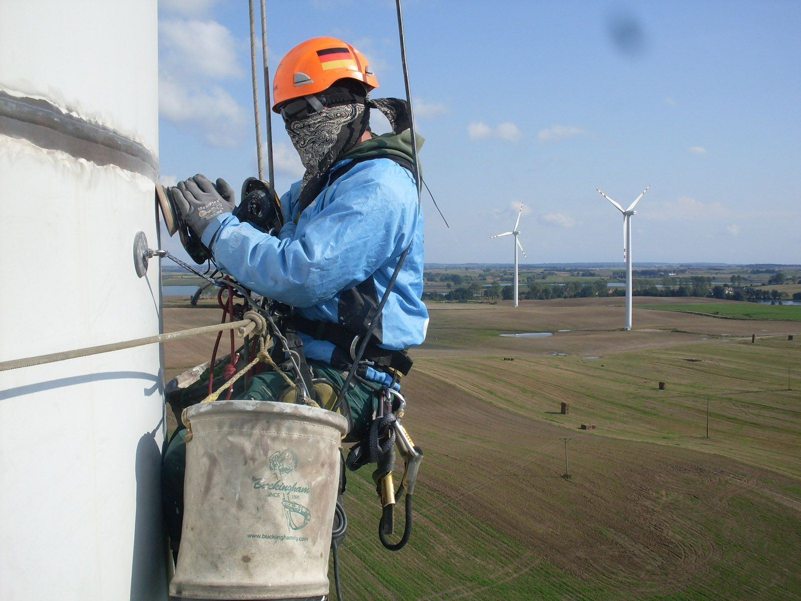 Experts carrying out a visual inspection