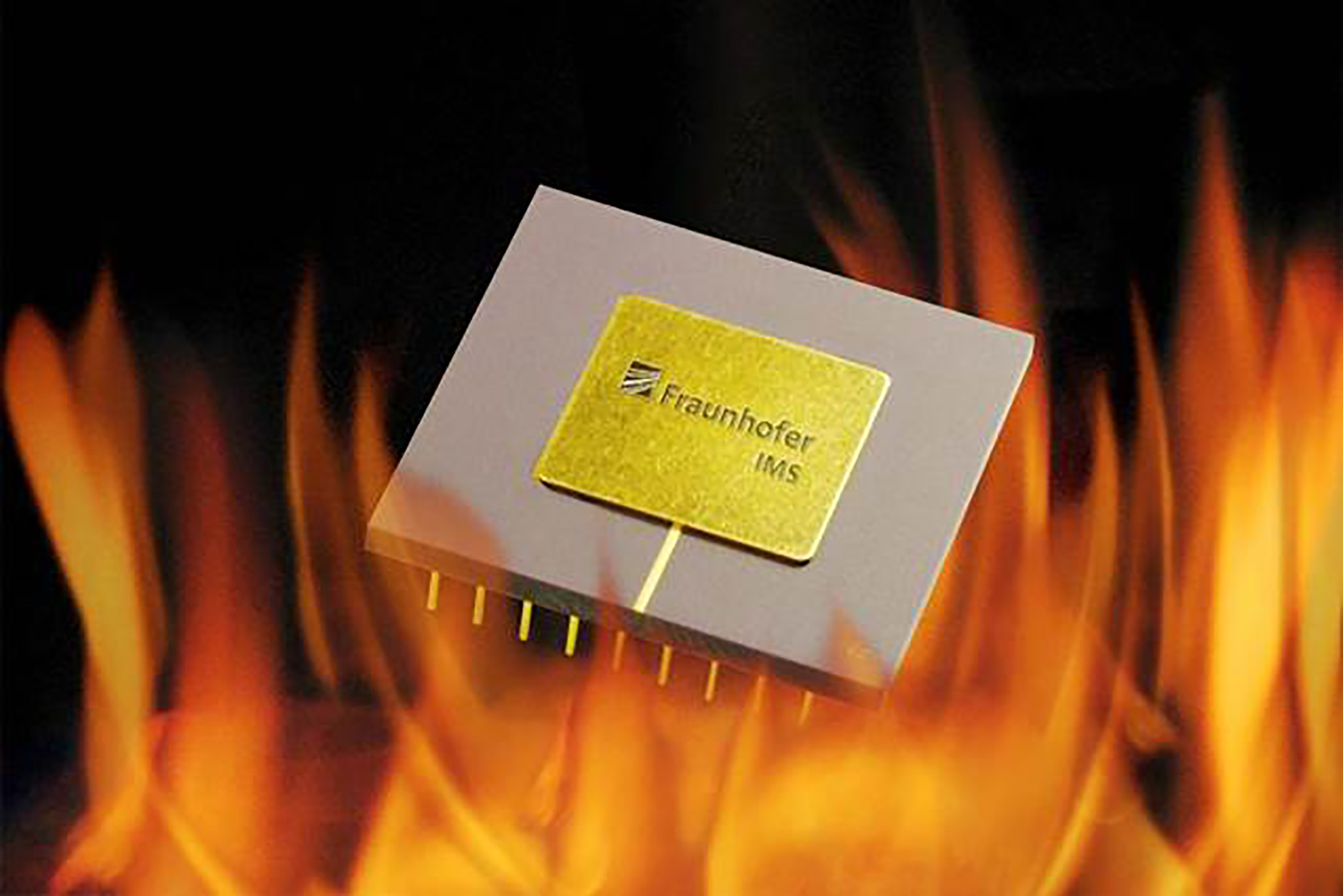 The capacitor withstands temperatures of up to 300 degrees Celsius.