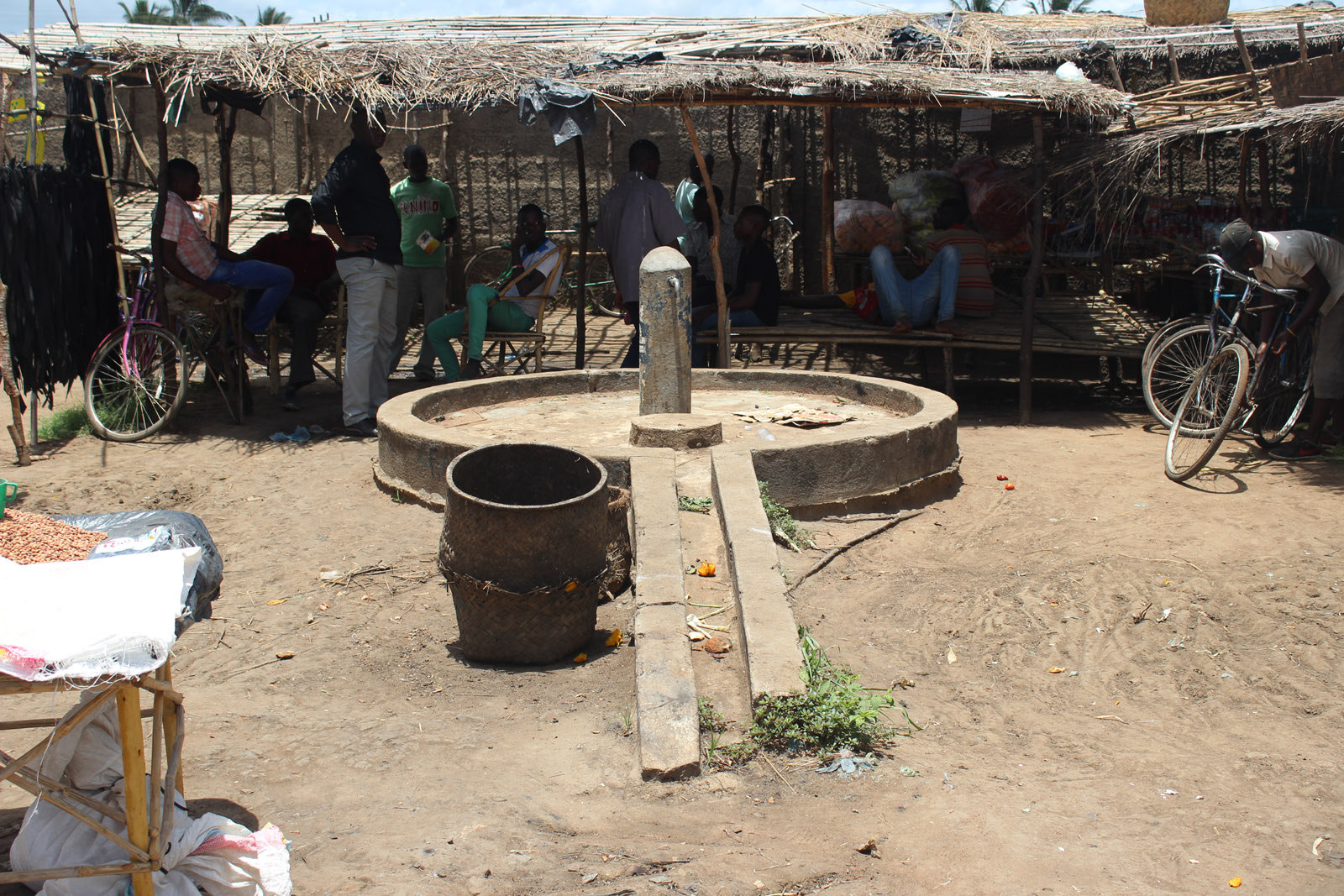 Village wells often supply contaminated water. 