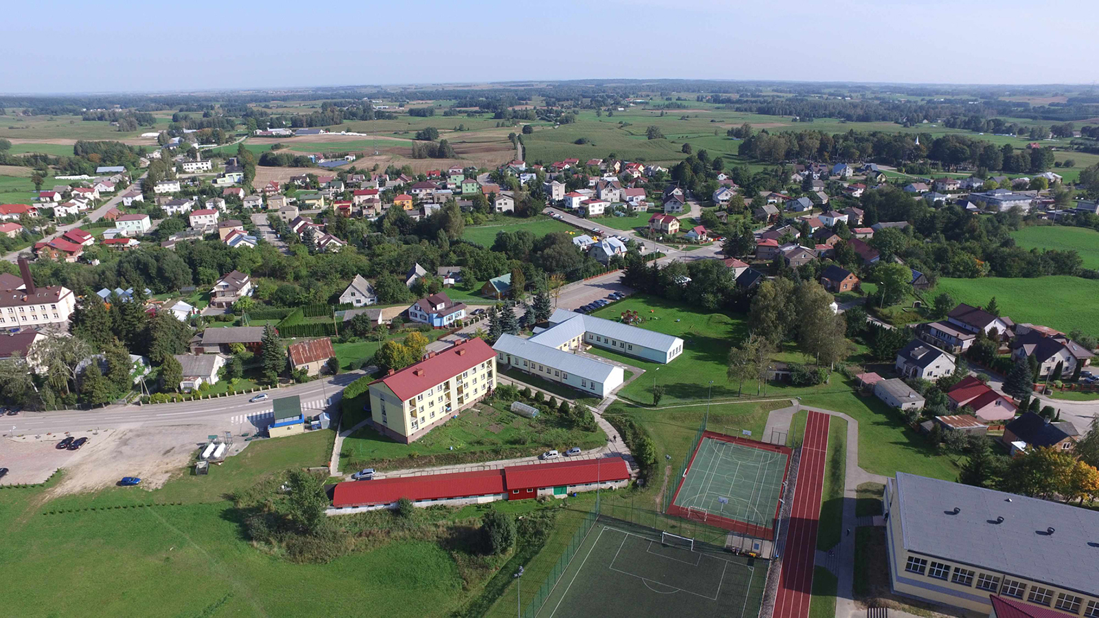 The village of Puńsk in Poland.