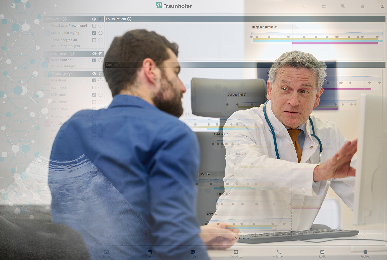 Mit einer personalisierten und kostenintelligenten Behandlung eröffnet das digitale Patientenmodell des Fraunhofer-Leitprojekts MED²ICIN neue Möglichkeiten für die Gesundheitswirtschaft.