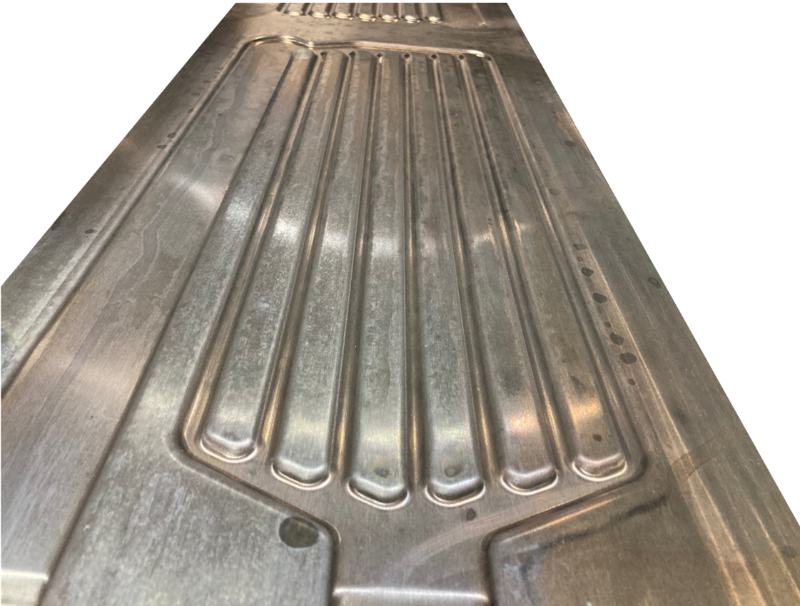 Aluminiumschaumsandwich-Bodenpanel mit integrierter Kühlstruktur