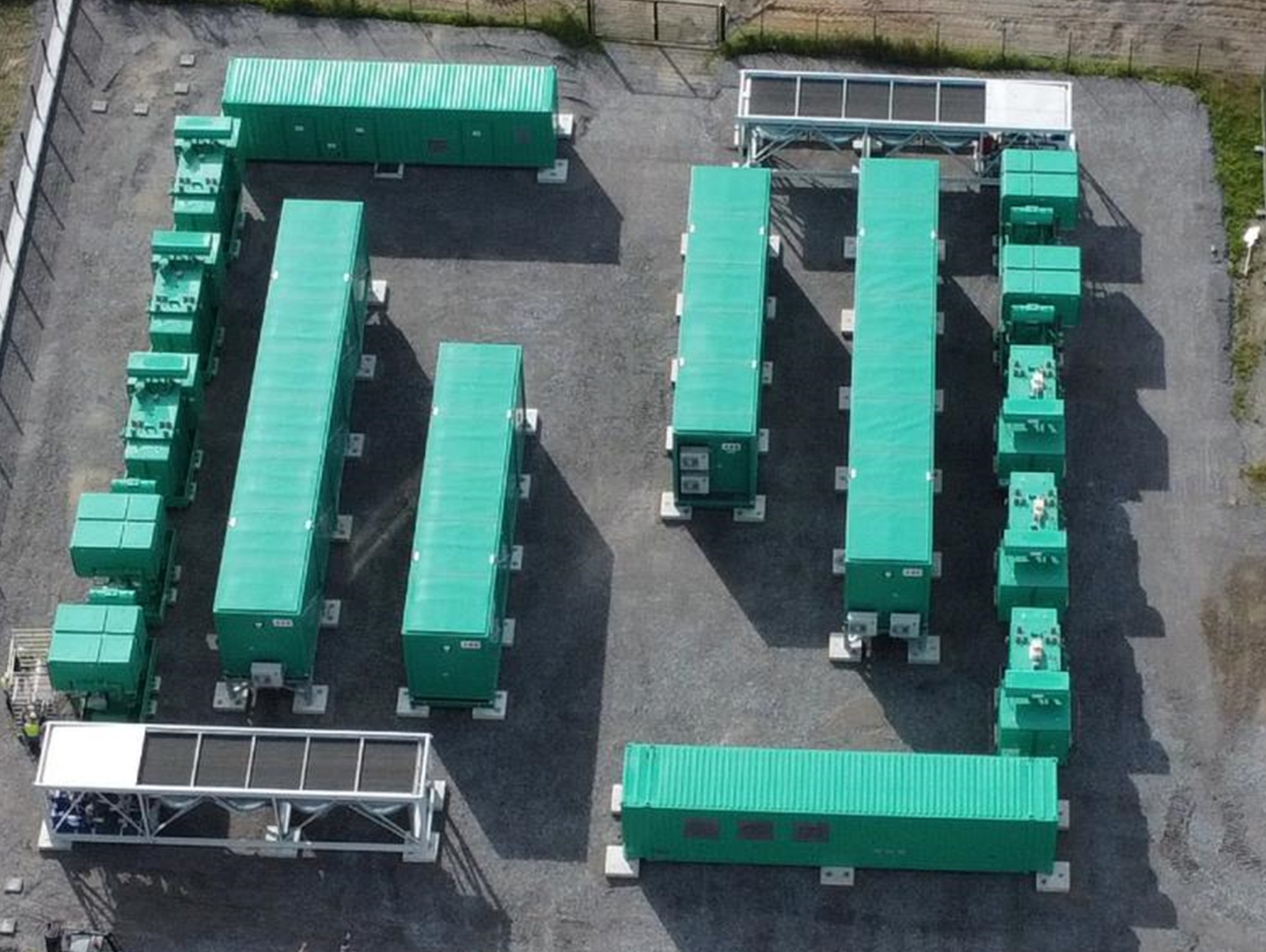Der Prüfstand für die Offshore-Windenergieanlagen ist in der Lage, auch sehr große Anlagen bis zu einer Leistung von 28 Megavoltampere (MVA) zu testen.