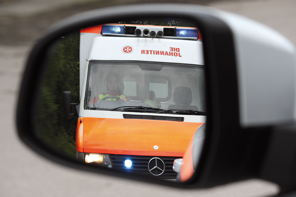 Johanniter Rettungsdienst im Rückspiegel