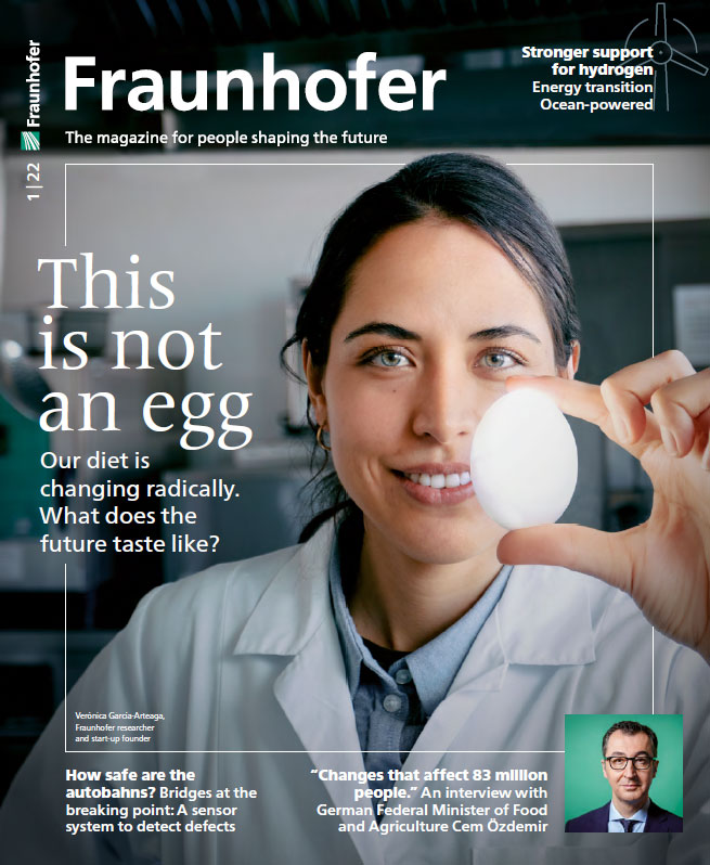Titelbild Fraunhofer magazine 1.2022
