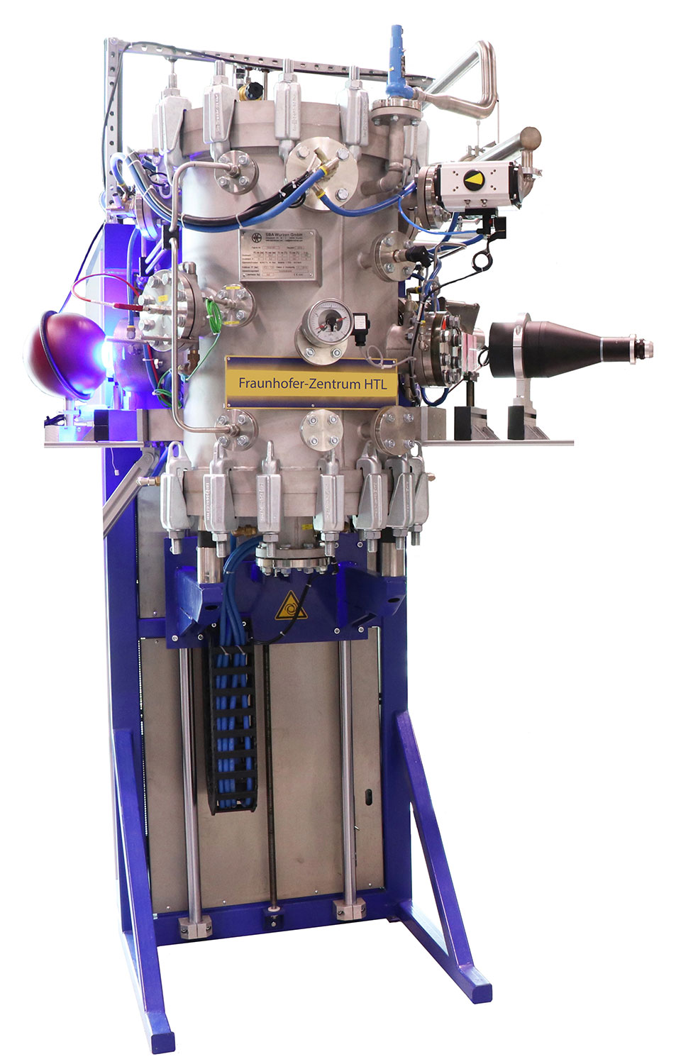Thermo-optical measuring systems (TOMs) for in-situ investigation of the influence of hydrogen and the hydrogen combustion atmosphere on the furnace feed and components.