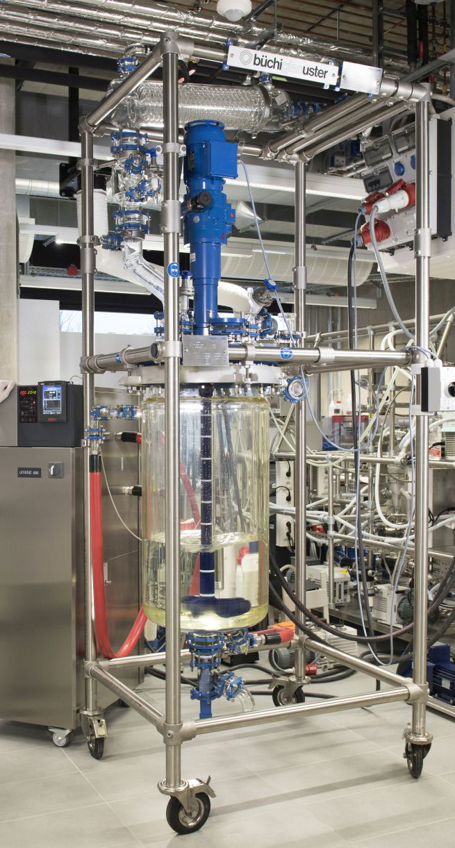 100 liter synthesis reactor for the upscaling of catalyst materials to industrial pilot plant scale at Fraunhofer ISC